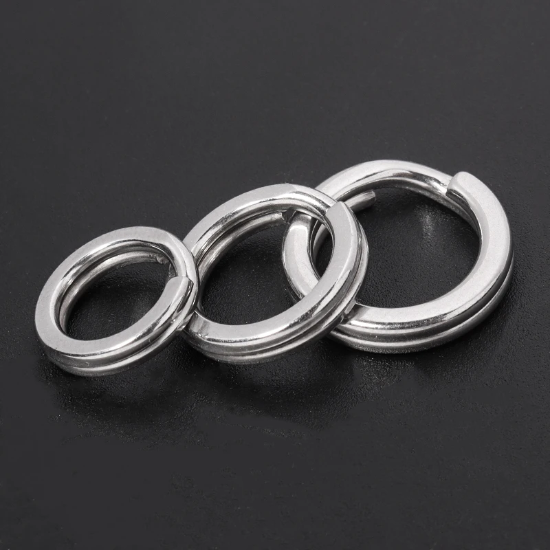 Louleur 316 Stainless Steel Keyring Split Ring Key Ring For Key Chain Keychain Diy Jewelry Making Sleutelhanger Key Rings