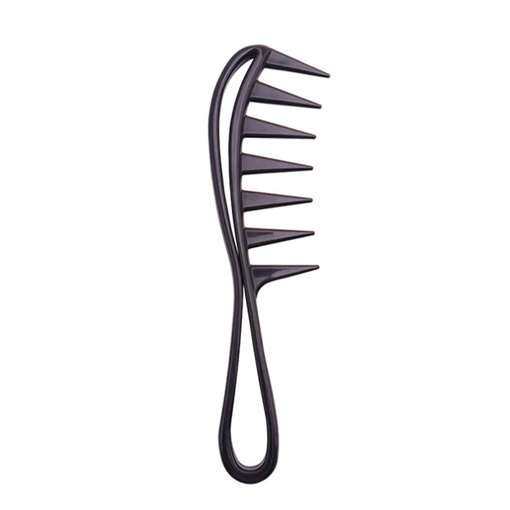 Barber Men Oil Comb Wide Tooth Shark Plastic Comb Hair Clipper Curling Salon Home Hairdressing Comb Massage Barber Stlying Tools