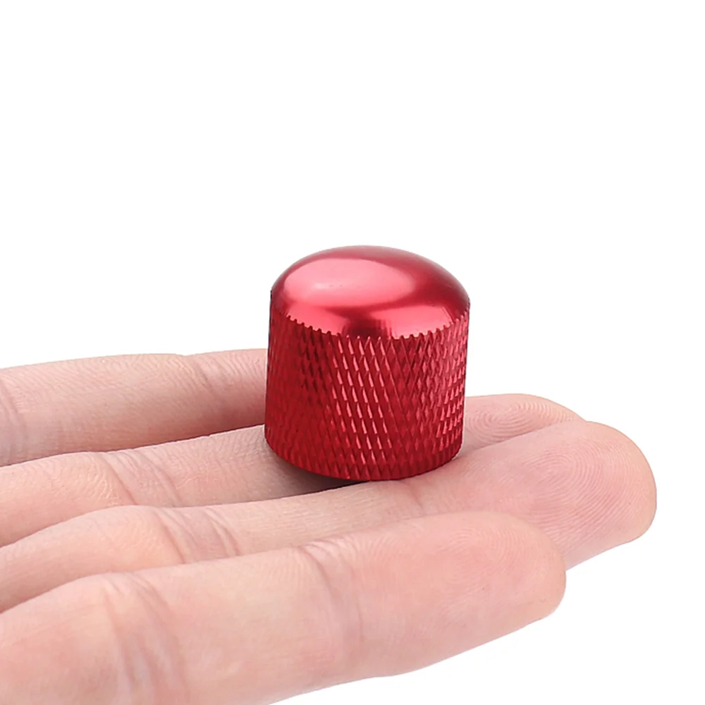 3pcs/4pcs Guitar Knobs Metal/Plastic 6mm Dome/Flat Top Tone Guitar Volume Tone Knobs Pot Control Knobs For Electric Guitar Bass