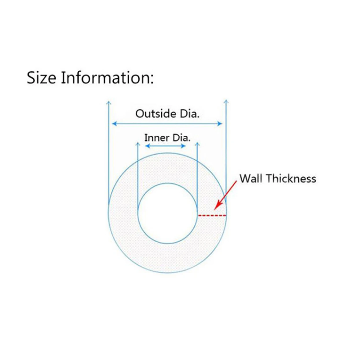 3x5mm/4x7mm Silicone Tube Transparent Water-cooled Pipe Water Cooling Tube Spare Parts for RC Boat/Car Model Accessories