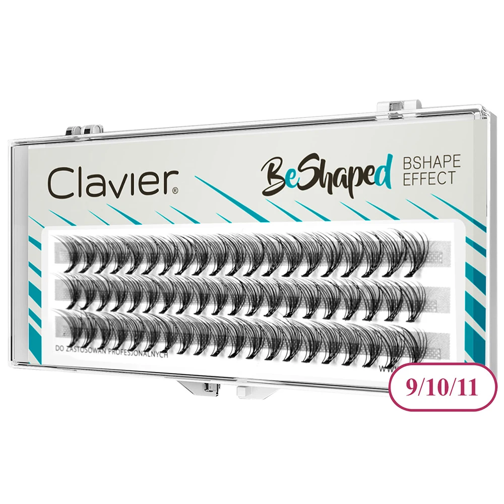 Clavier Beshaped Eyelashes Extraordinary Natural Tuft Lash 10D Individual Cluster Eyelash Extension Professional Makeup Cilia