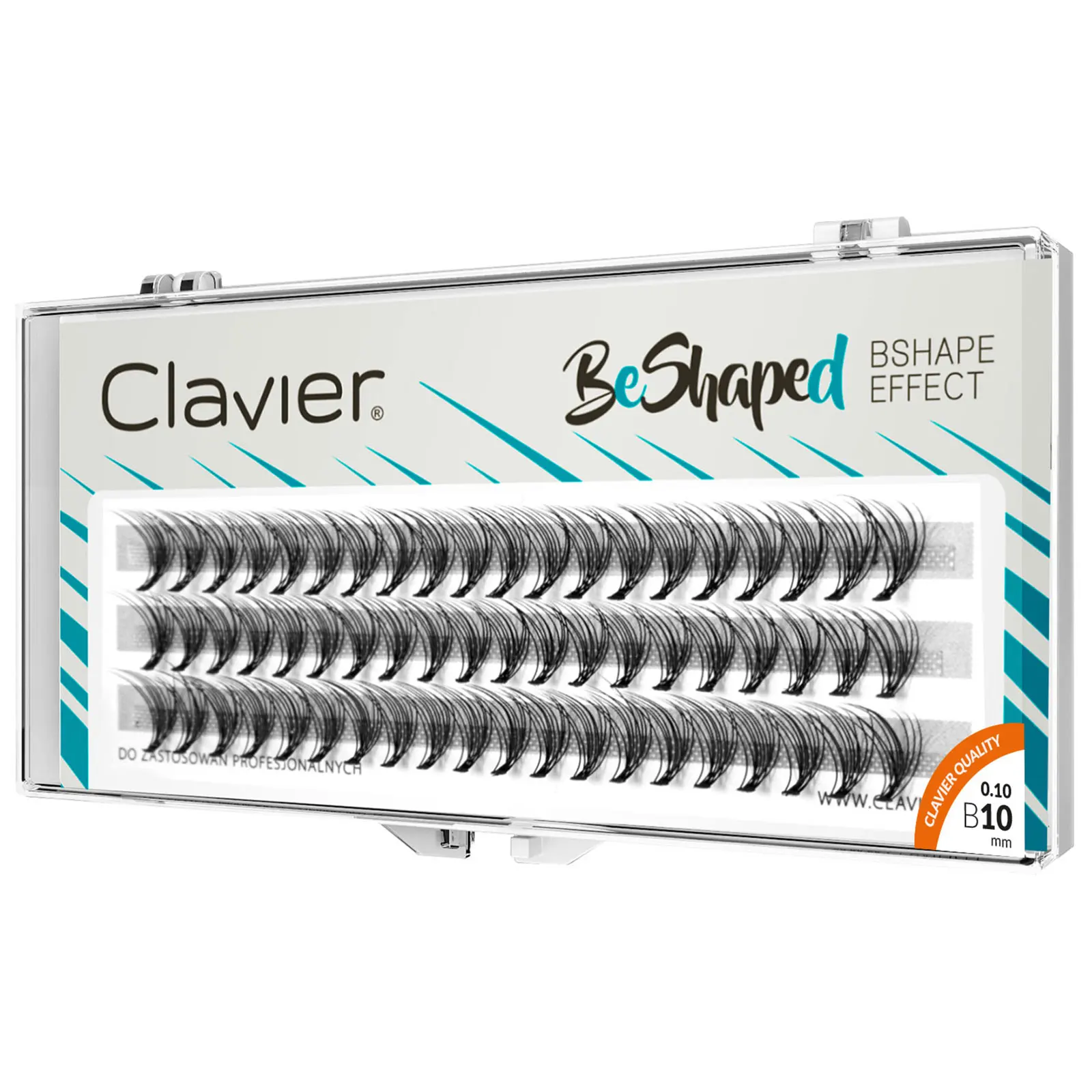 Clavier Beshaped Eyelashes Extraordinary Natural Tuft Lash 10D Individual Cluster Eyelash Extension Professional Makeup Cilia