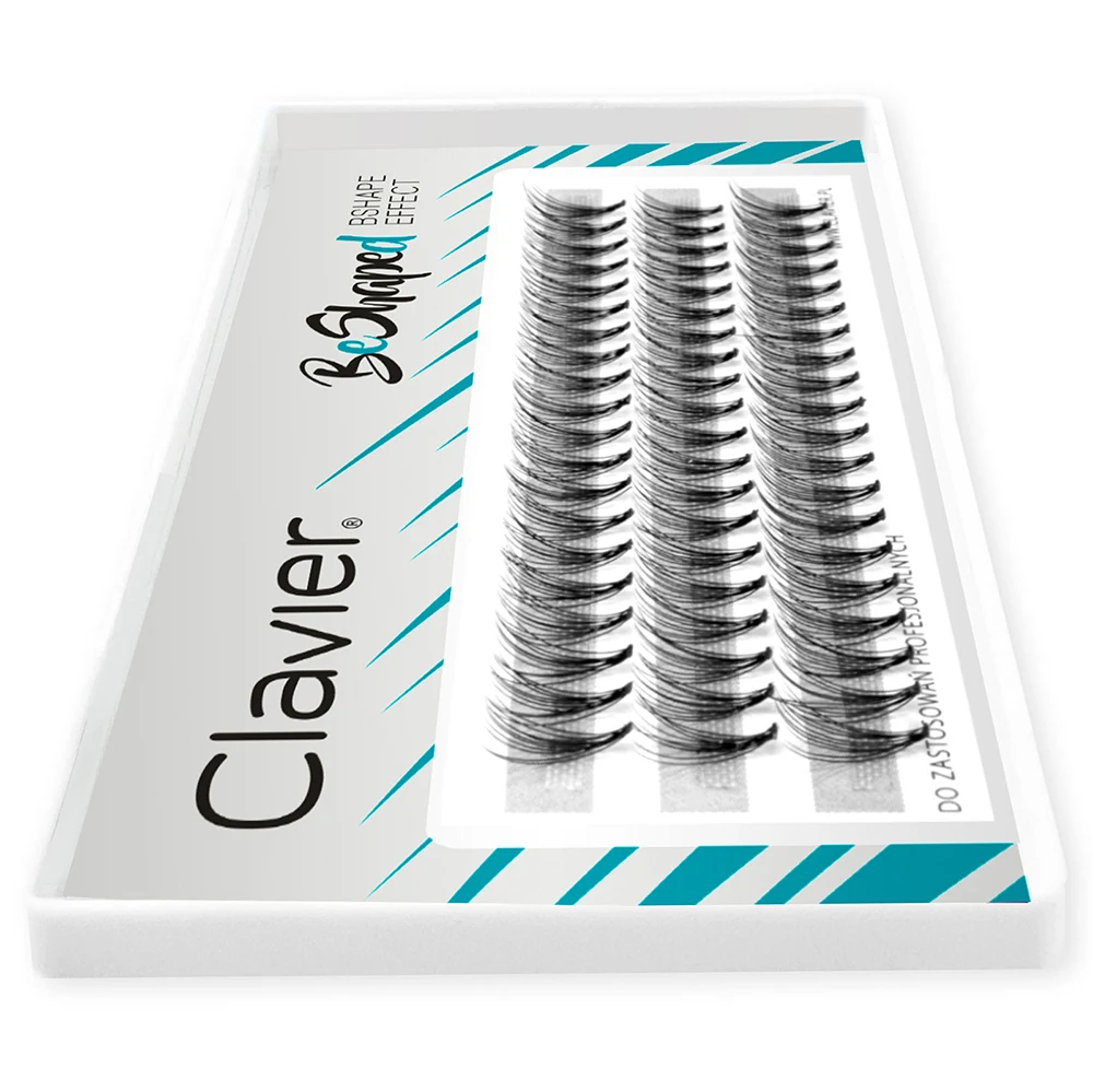 Clavier Beshaped Eyelashes Extraordinary Natural Tuft Lash 10D Individual Cluster Eyelash Extension Professional Makeup Cilia