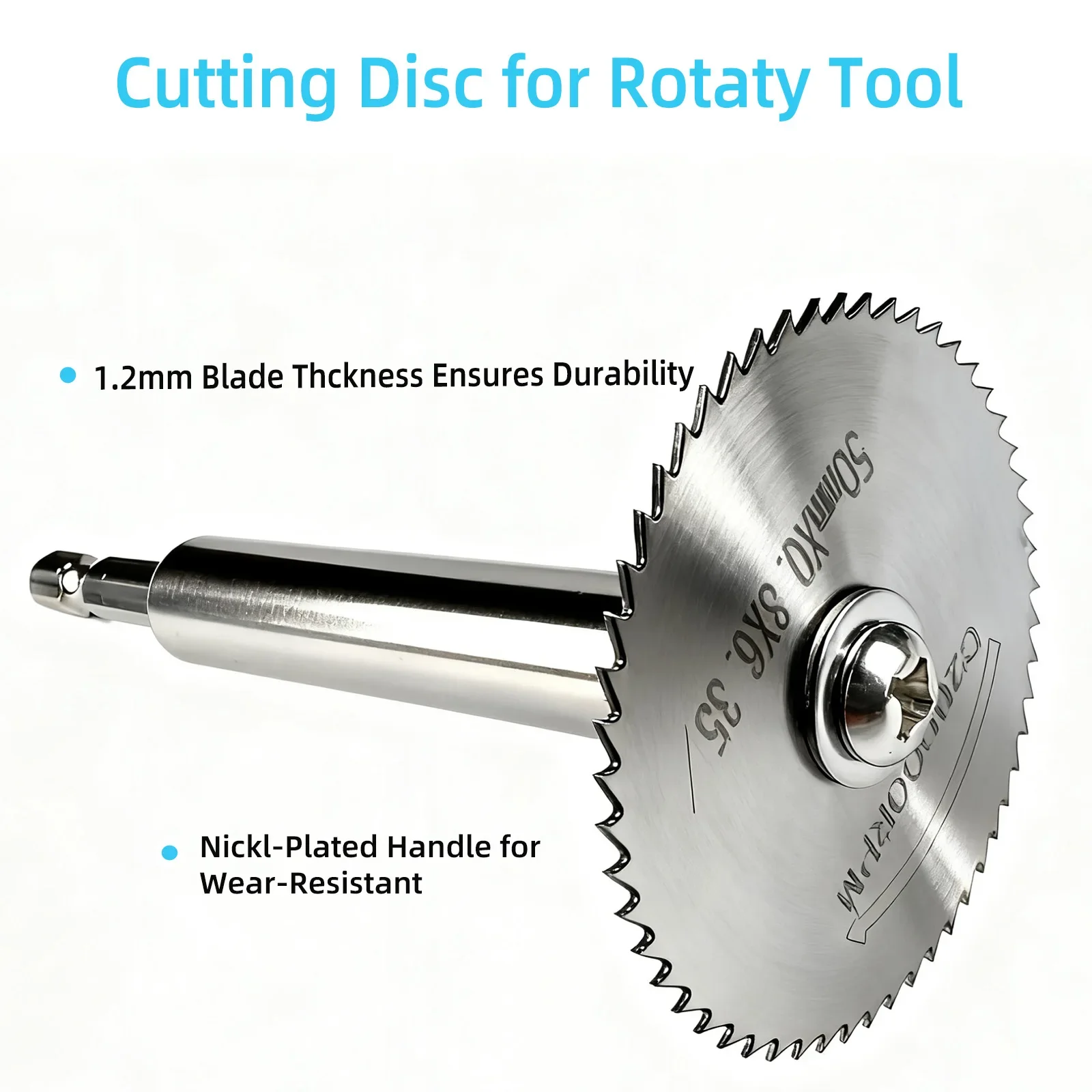 High-Speed Steel Saw Blades 10PCS, 1/4" Hex Shank Universal Fit for Grinders, Metal/Wood/Plastic Cutting Discs, Durable Rotary