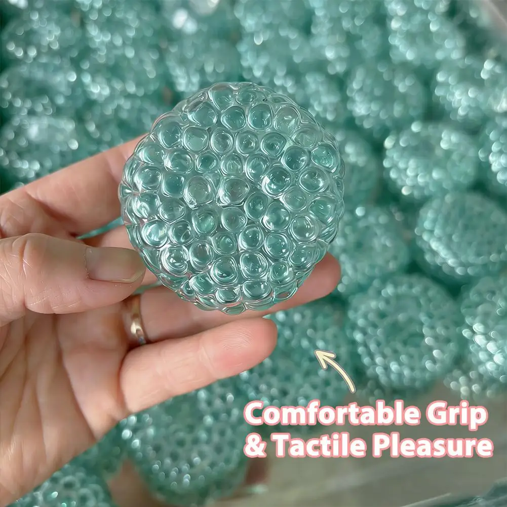 Handmade ball Squishy Balls Ice Beads Squeeze Toy Fidget Toys Slow Rebound Toy for Friend Anxiety Relaxation Squeeze Gift