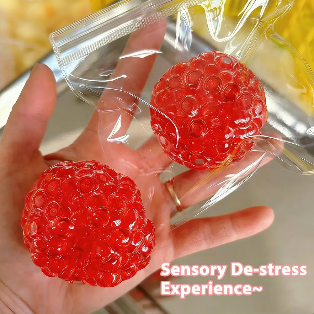 Handmade ball Squishy Balls Ice Beads Squeeze Toy Fidget Toys Slow Rebound Toy for Friend Anxiety Relaxation Squeeze Gift