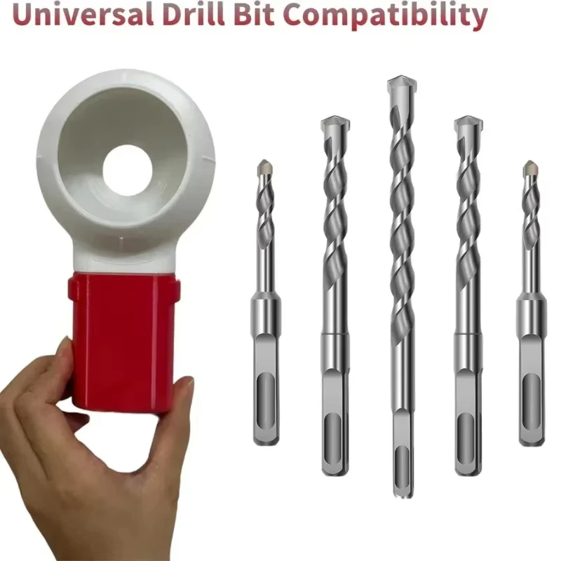 Rotary Nozzle Drill Dust Collection Box,Dust Collector Tool,Household Bit Dustproof Ash Bowl,Electric Drill Drilling Dust Cover