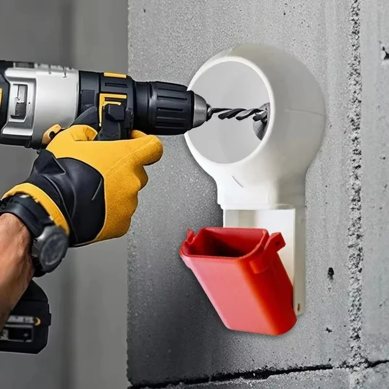 Rotary Nozzle Drill Dust Collection Box,Dust Collector Tool,Household Bit Dustproof Ash Bowl,Electric Drill Drilling Dust Cover