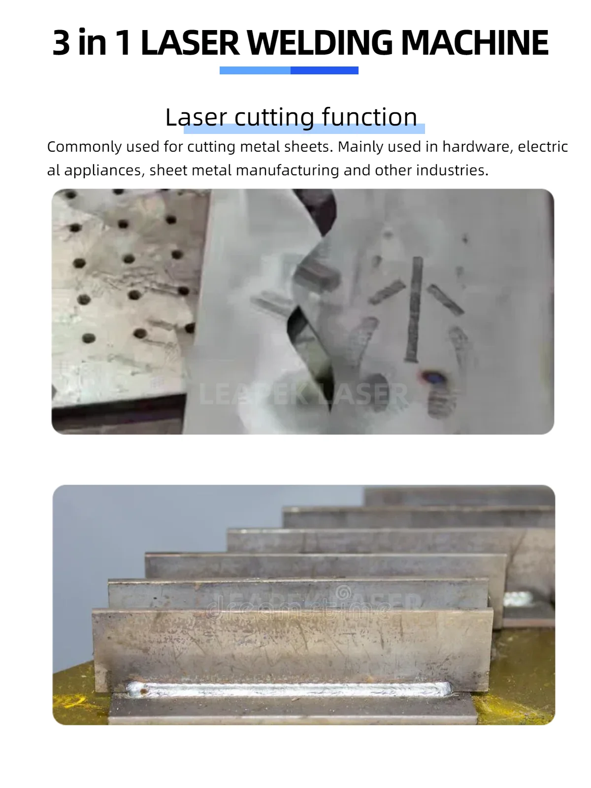Auto Wire Feeding 1500W 2000W 3000W 4 in 1 Handheld Fiber Laser Welder with Raycus MAX BWT Source