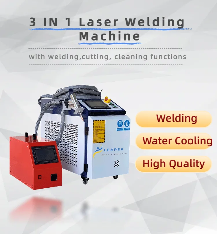 Auto Wire Feeding 1500W 2000W 3000W 4 in 1 Handheld Fiber Laser Welder with Raycus MAX BWT Source