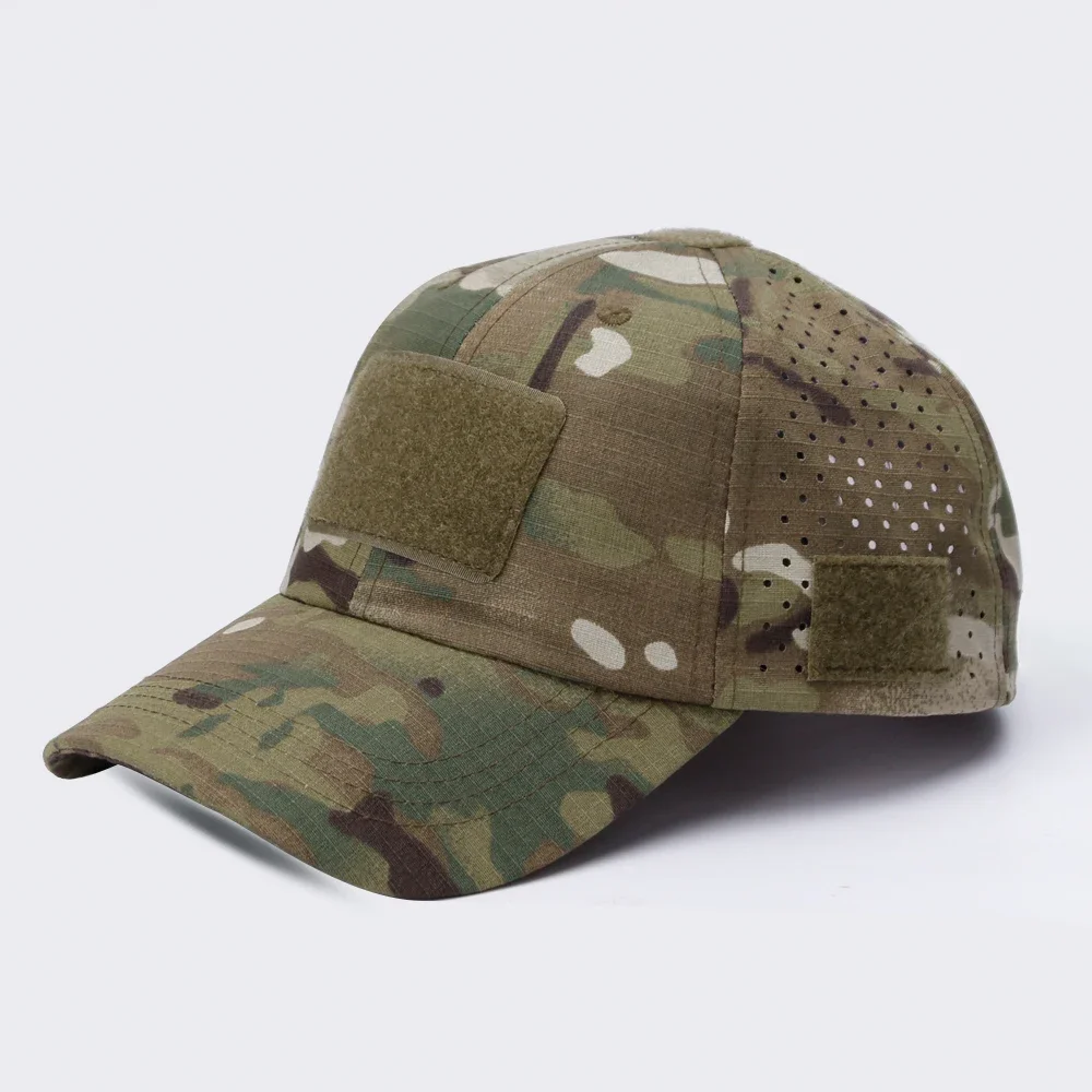 Camouflage Baseball Cap Breathable Sun Protection Hat Outdoor Sports Hunting Hiking Camping Fishing Sun Hats