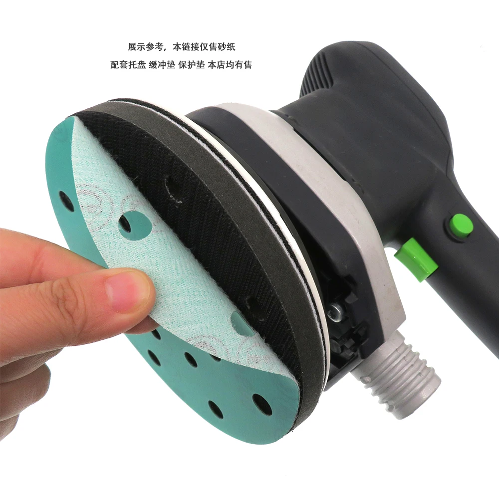 6 Inch 150MM 17 Holes 60-2000 Grits Hook and Loop PET Film Aluminum Oxide Wet&Dry Sandpaper Sanding Disc for Car MPaint