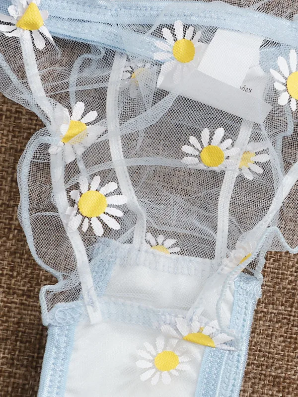 2PCS Off Shoulder Lace Up Bikini Set Women Sweet Casual Short Sleeve Swimsuits Beachwear Bathing Suits Sexy Lingerie