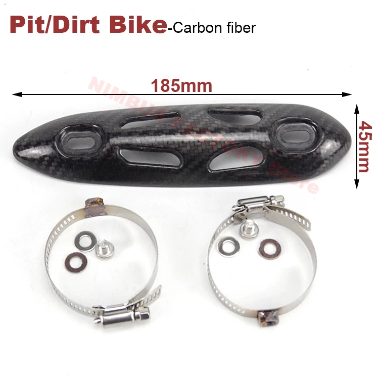Carbon Fiber Motorcycle Exhaust Muffler Protector Escape Heat Shield Cover Guard Anti-scalding for SC for AR for Mivv for Akrapo