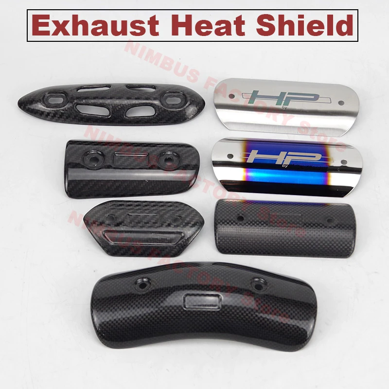 Carbon Fiber Motorcycle Exhaust Muffler Protector Escape Heat Shield Cover Guard Anti-scalding for SC for AR for Mivv for Akrapo
