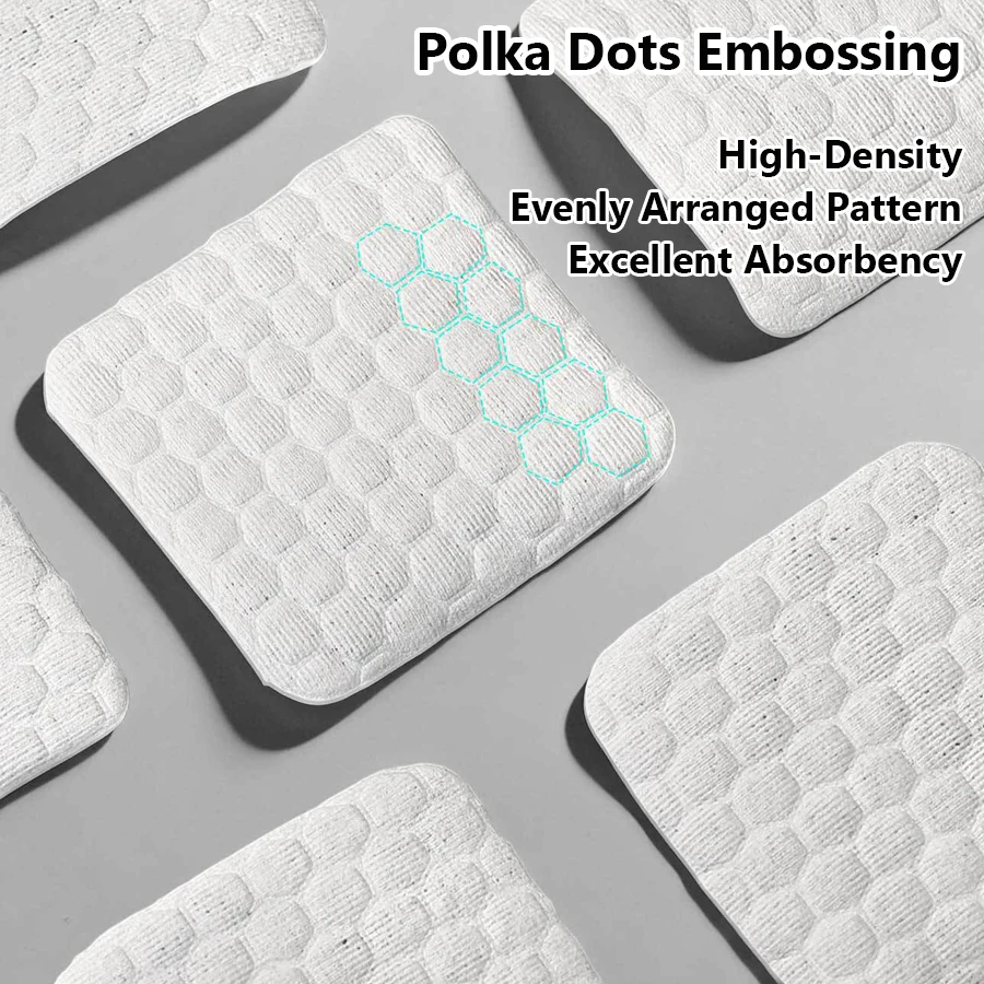 200Pcs Lint Free Nail Wipes Durable Nail Cleaner Pads Manicure Tool for Removing Nail Polish and Cleansing Gel