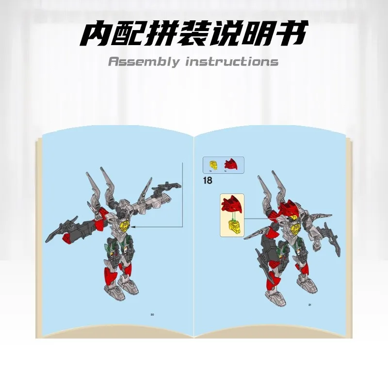 Hero Factory Star Warrior Building Blocks Evo 2in1 Combination Robot Mech Bionicle Figures Bricks Toys For Boys Children's Gifts