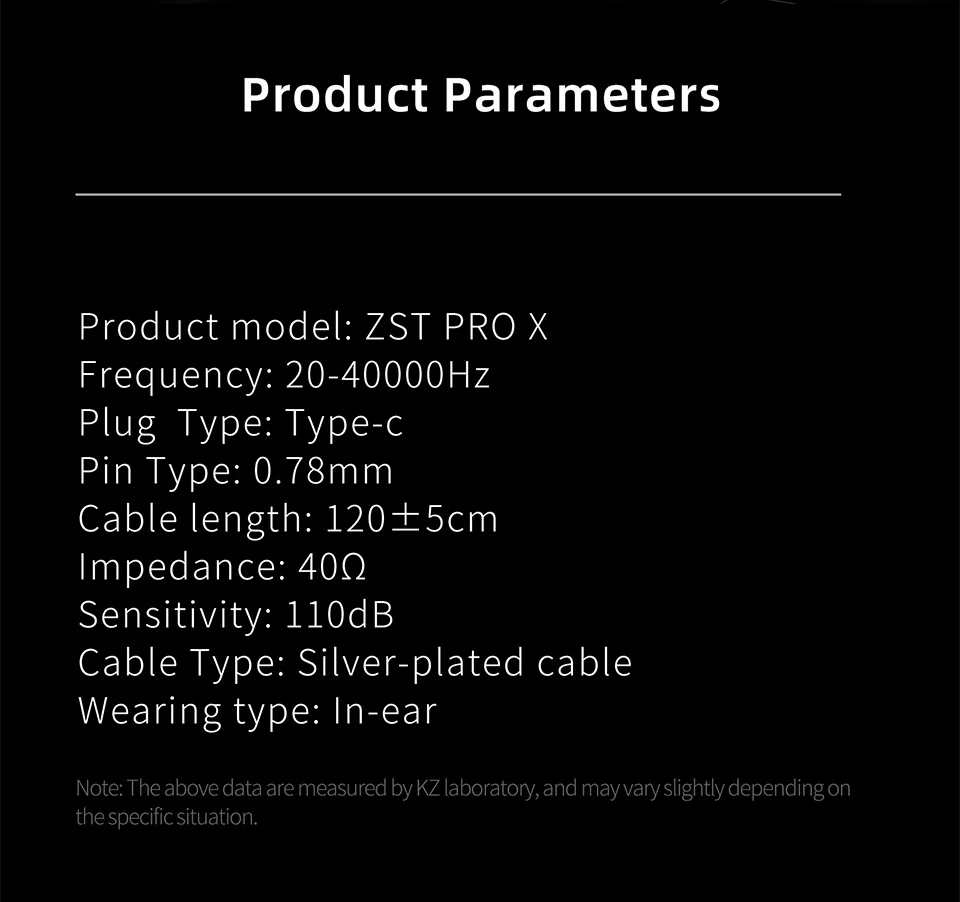 KZ ZST PRO X Hybrid DD&BA Driver IEM HiFi Earphones Upgraded High-Performance Headphones Wide Soundstage Design Wired Headset
