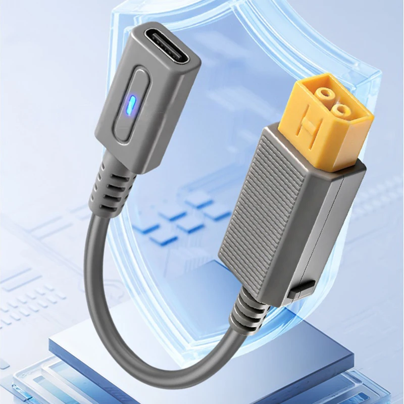 Type C 45W PD Charge Cable for Wii U Console USB C Gaming Power Supply Cord for Nintendo Wii U Charging Game Controller Wire