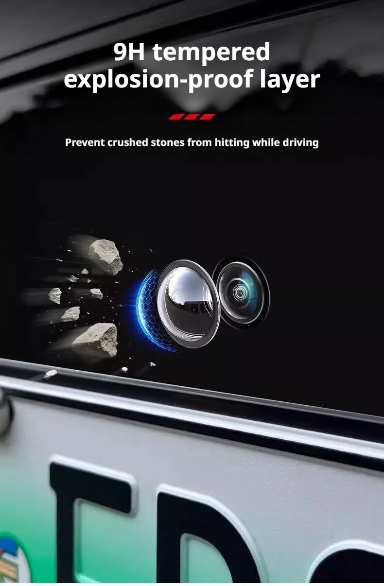 SEAMETAL 2/4PCS Universal Car Camera Lens Protector Anti Scratch Waterproof Car Rear View Backup Camera Cover for Car Accessorie