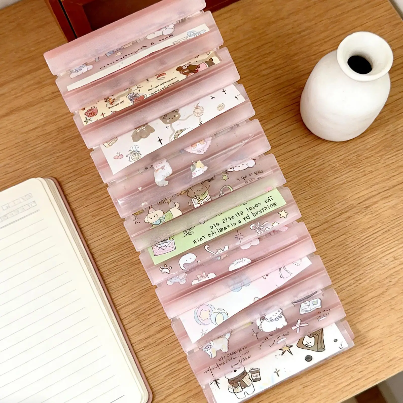 Nail Foil Storage Box 10 Grids Clear Transfer Paper Organizer Transparent Foil Roll Holder Dustproof Manicure Supplies