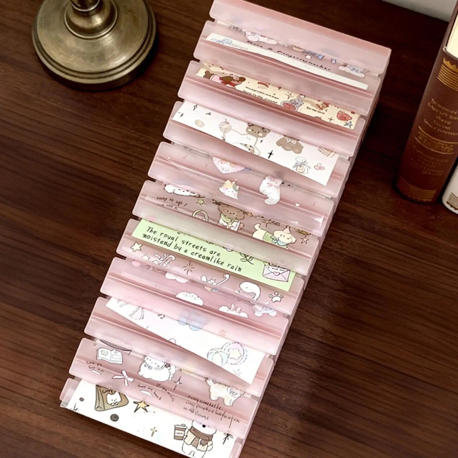 Nail Foil Storage Box 10 Grids Clear Transfer Paper Organizer Transparent Foil Roll Holder Dustproof Manicure Supplies