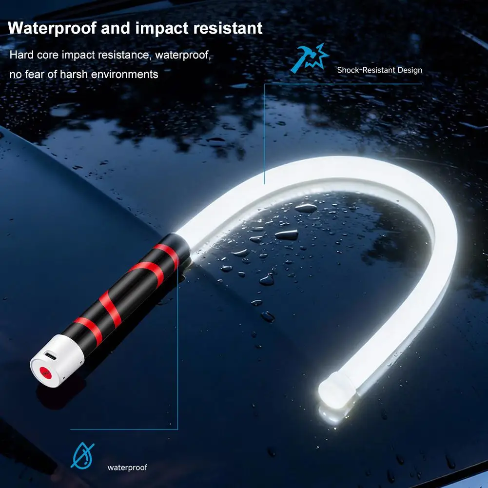 New LED Flashlight Stick Flexible High-Lumen Portable Automotive Lighting Tool Professional Work Light Mechanics and Car Repairs
