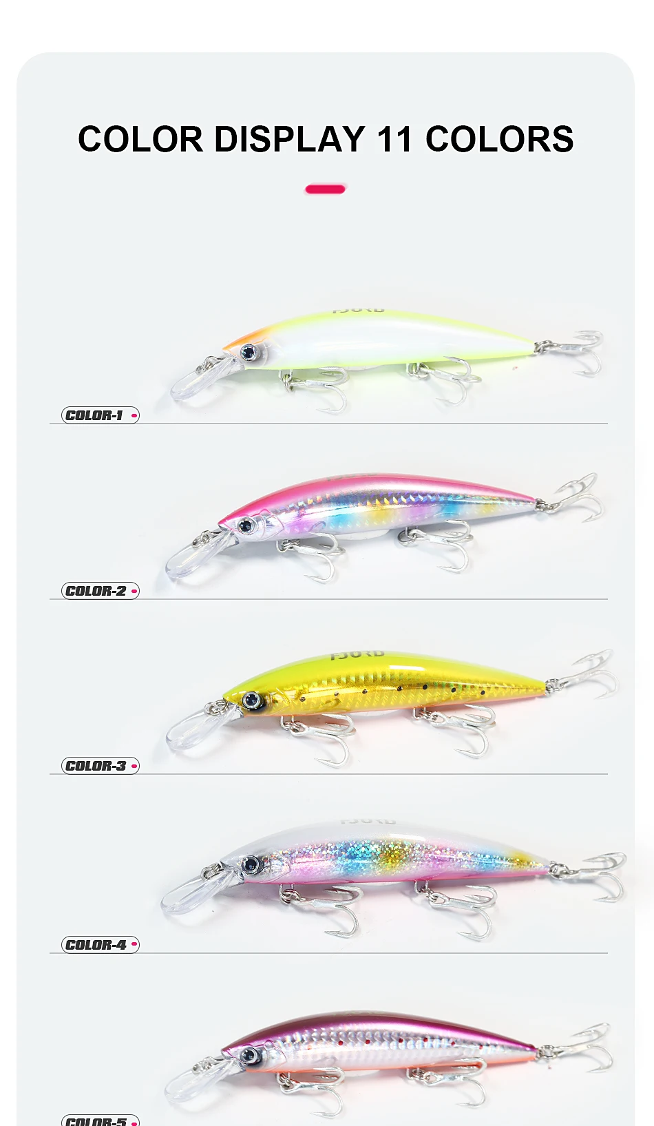 FJORD 110S 37g 90S 29g 70S 17g Heavy Sinking Minnow Fishing Lures Saltwater Freshwater Long Casting Sea Artificial Bait Jerkbait