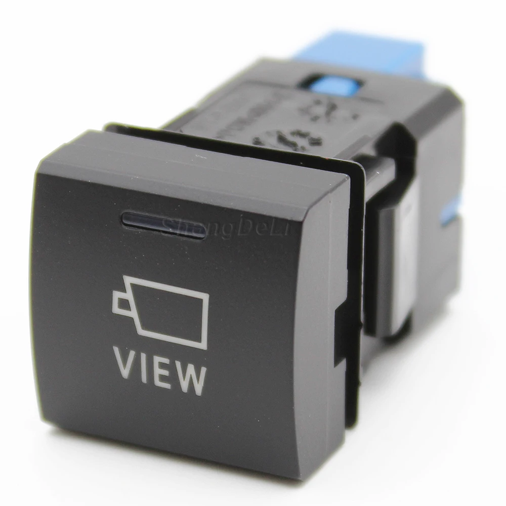 1 Pc Car LED Light Camera View Button Power On Off Radar Sensor Switch Accessories For Toyota Camry 2018 Rav4 2020 Prado 150