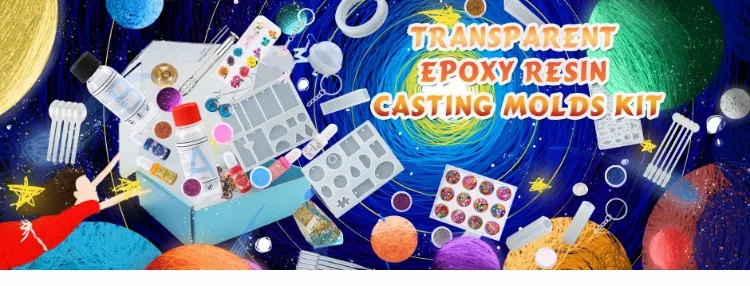 1:1 Clear Epoxy Resin Crystal Clear Art Resin Epoxy 2 Part Epoxy Casting Resin Kit with Measuring Cups, Stick, Silicone Gloves