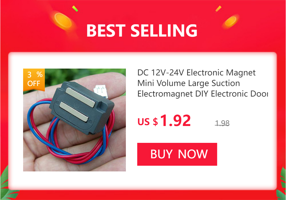 DC 3V 5V 6V 9V 12V 8mm*10mm Mini Tiny Push-Pull Square Solenoid Through Type Electromagnet Stroke 4mm