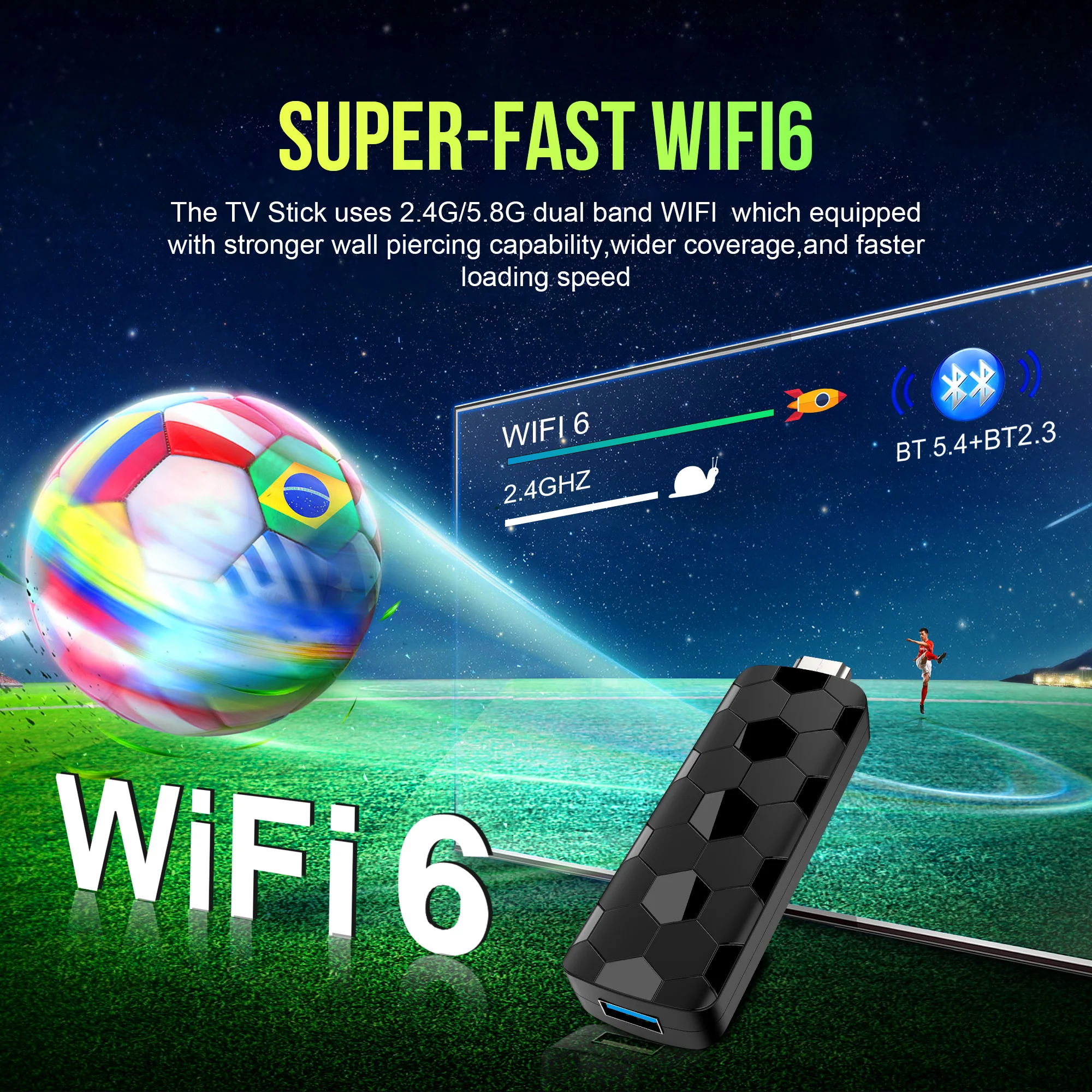 2026 New R3+ TV Stick Dual UI Interface Dual Wifi 2.4G/5.8G 4K Ultra HD 8GB 128GB RK3518 Quad Core Home Theater Media Player