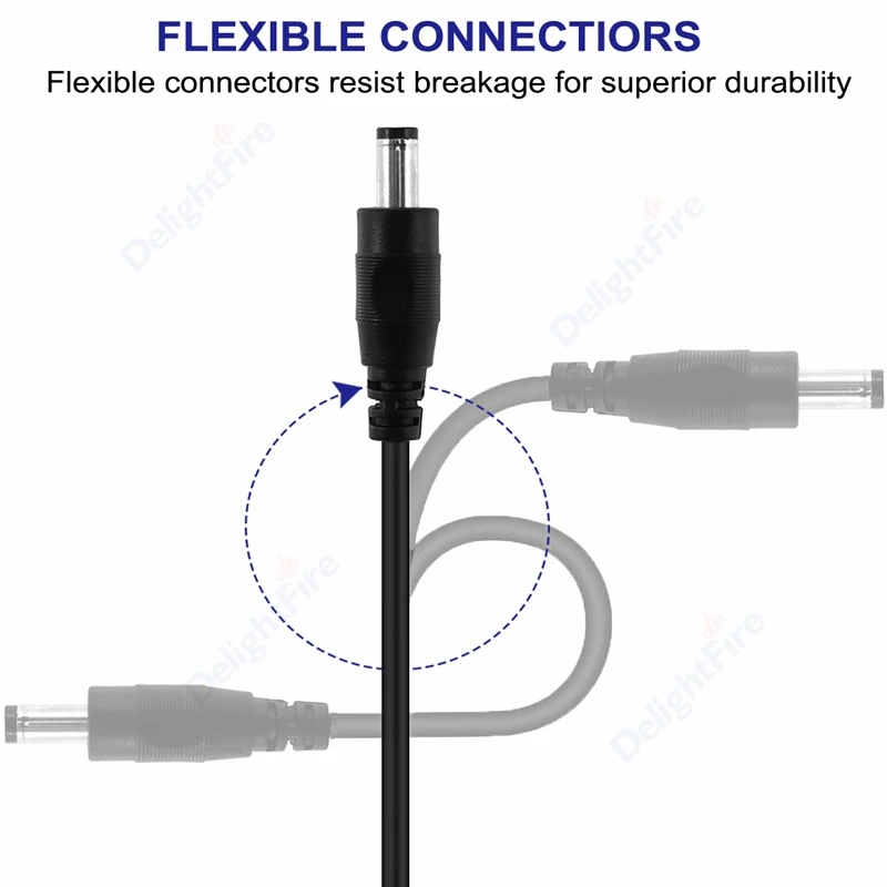 0.5-10m DC Power Cable 20 22AWG 5.5 2.1mm Male Female Plug DC Cable 12V Jack Extension Cord For CCTV Camera Connector Adapter
