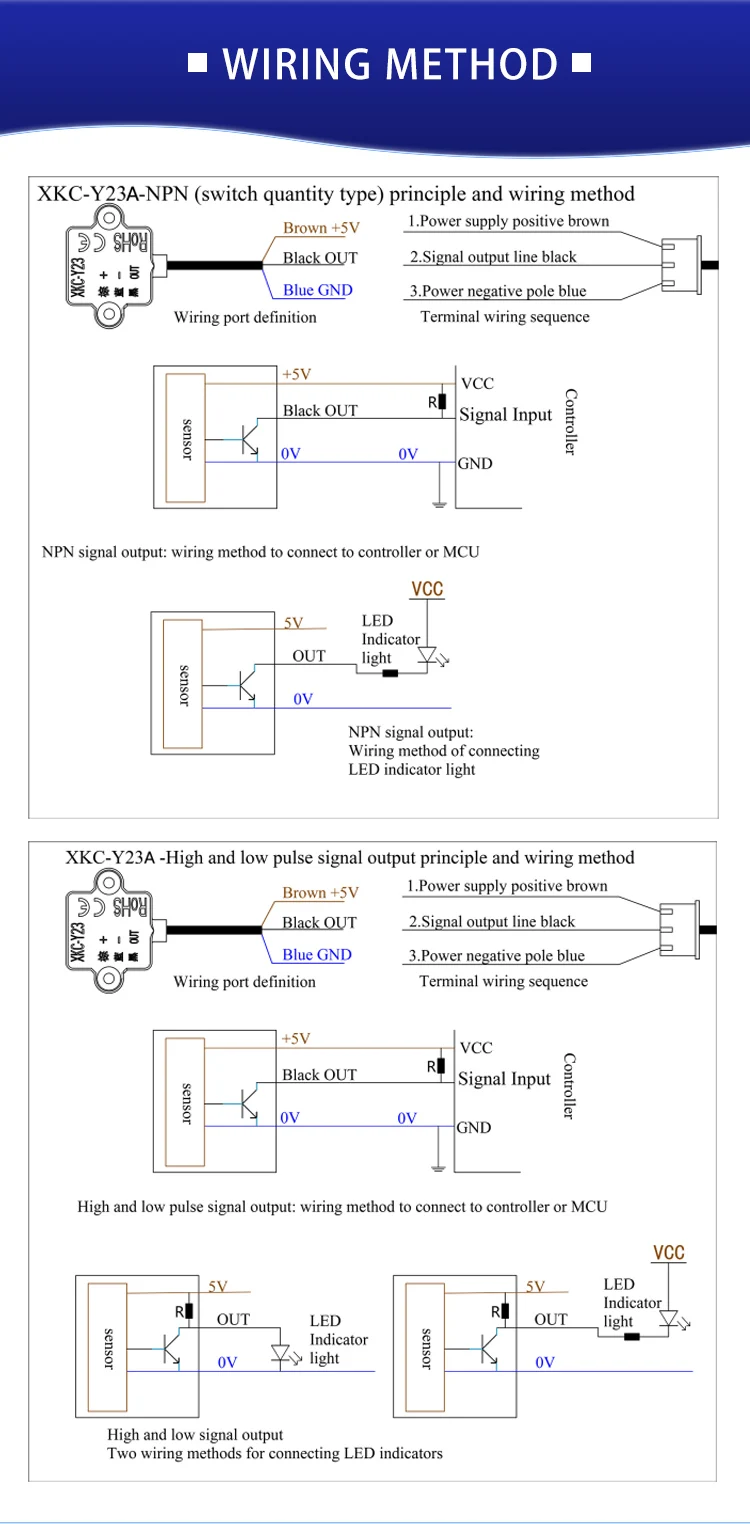 Water Level Detector Capacitor Liquid Level Sensor Switch Induction Non-contact Liquid Level Detection