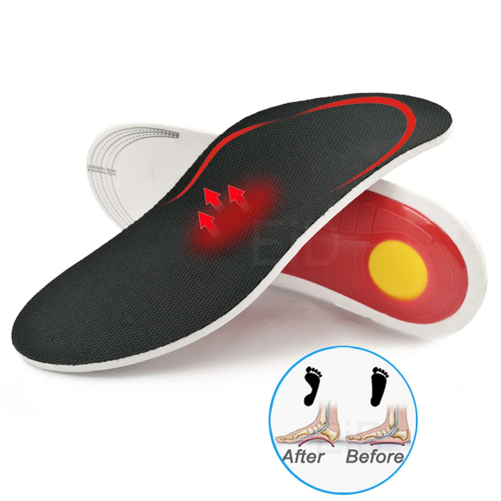 Best EVA Orthopedic Shoes Sole Insoles For feet Arch Foot Pad X/O Type Leg Correction Flat Foot Arch Support Sports Shoes Insert
