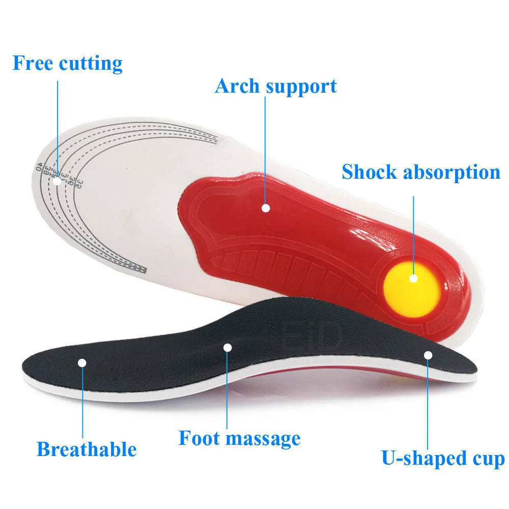 Best EVA Orthopedic Shoes Sole Insoles For feet Arch Foot Pad X/O Type Leg Correction Flat Foot Arch Support Sports Shoes Insert