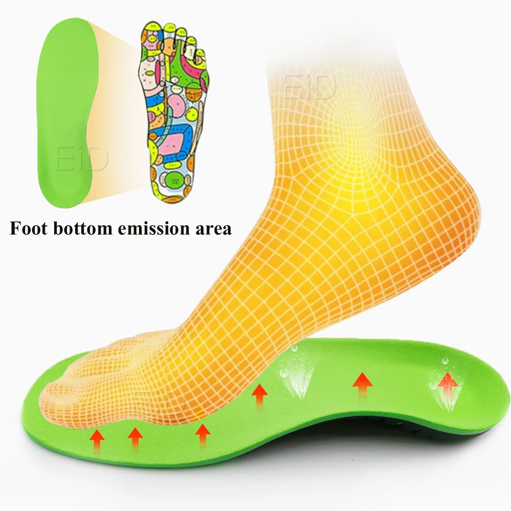 Best EVA Orthopedic Shoes Sole Insoles For feet Arch Foot Pad X/O Type Leg Correction Flat Foot Arch Support Sports Shoes Insert