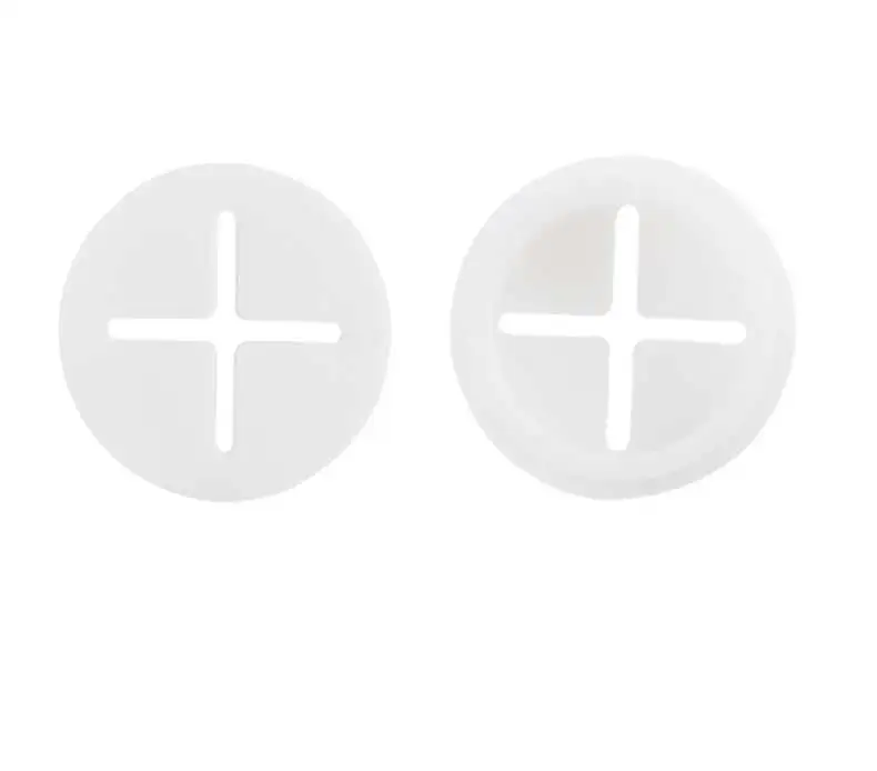 Desk Cord Grommet, Flexible Silicone Cable Hole Cover, Wire Organizer, Cable Pass Through, Round Gasket White