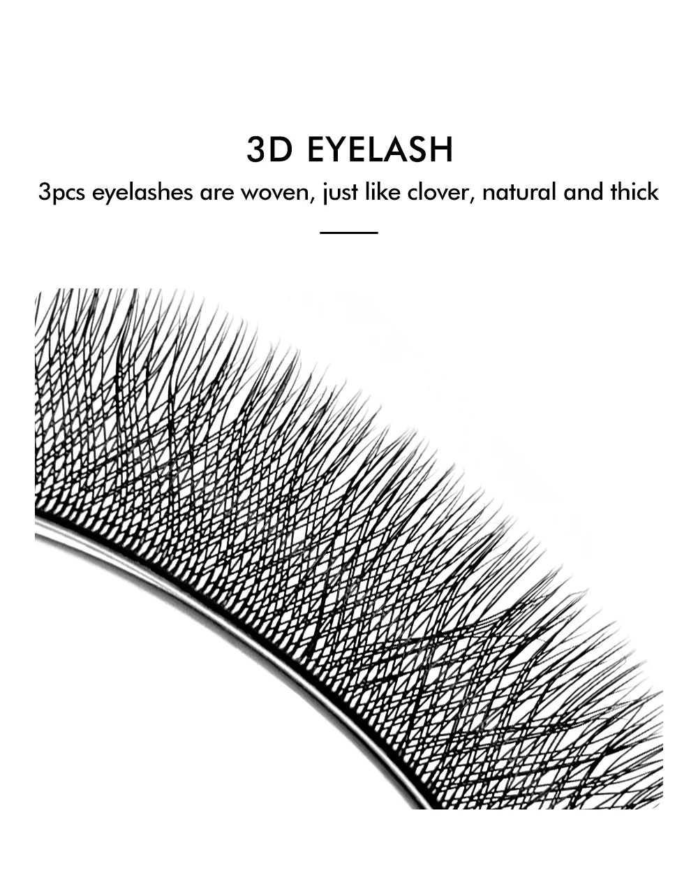 NATUHANA 3D 4D 5D W-Shape Eyelash Extension C D L LU(M) Curl Colorful Lashes High Quality Clover W Brown Shape Eyelash