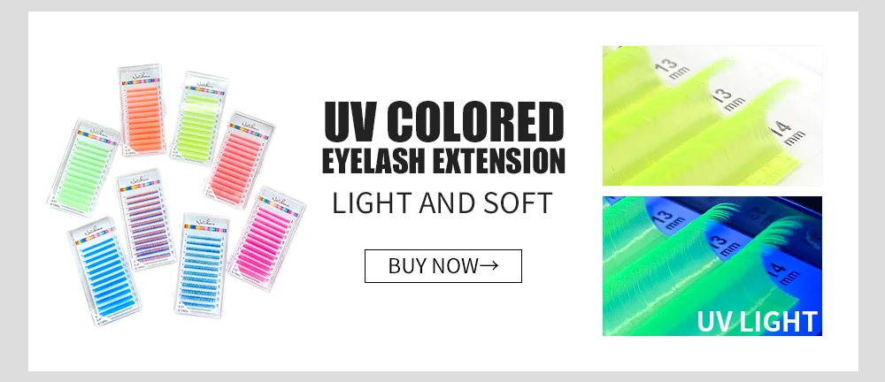 NATUHANA 3D 4D 5D W-Shape Eyelash Extension C D L LU(M) Curl Colorful Lashes High Quality Clover W Brown Shape Eyelash