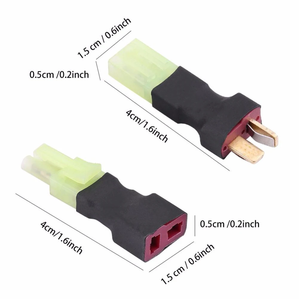 Deans T To Mini Tamiya Plug Female Male Adapter Connector For Kyosho RC Battery ESC RC Toy Accessories Remote Control Toy