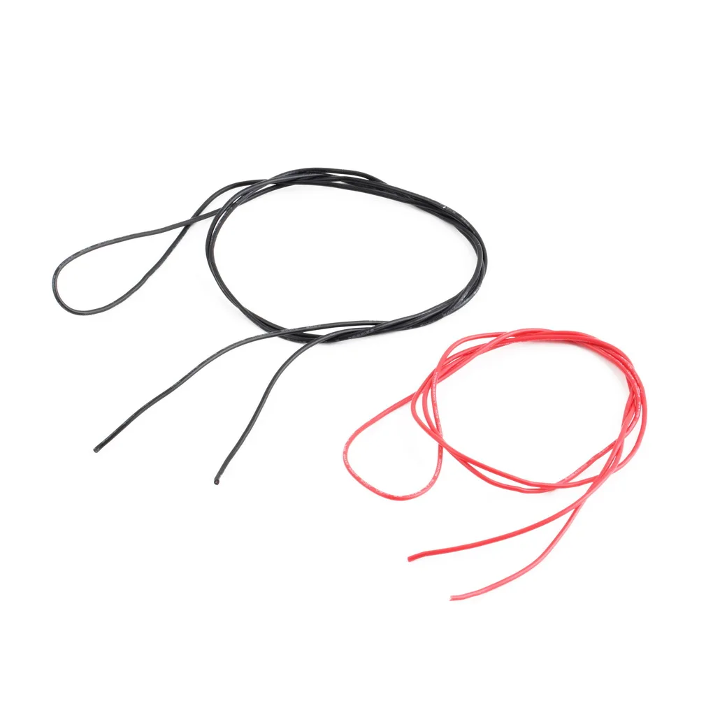 Silicone cable red black wire RC Car Battery wiring Electrical wires RC Airplanes 14awg 12awg 10awg 26 24 22 18 16 14 12 10 awg