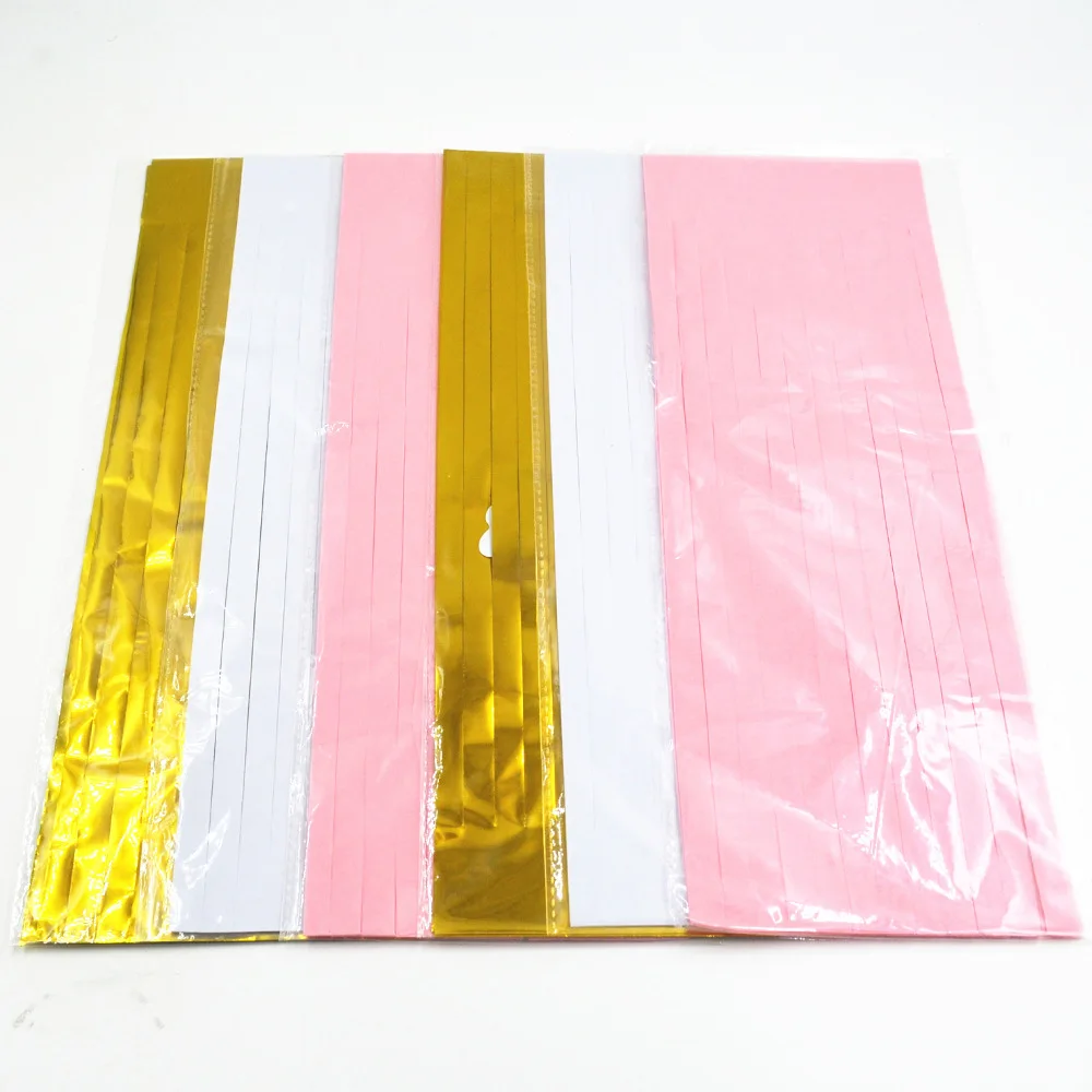20pcs Multicolor DIY Tissue Paper Tassel Garland Sets Baby Shower Anniversary Birthday Party Wedding Decoration Crafts Supplies