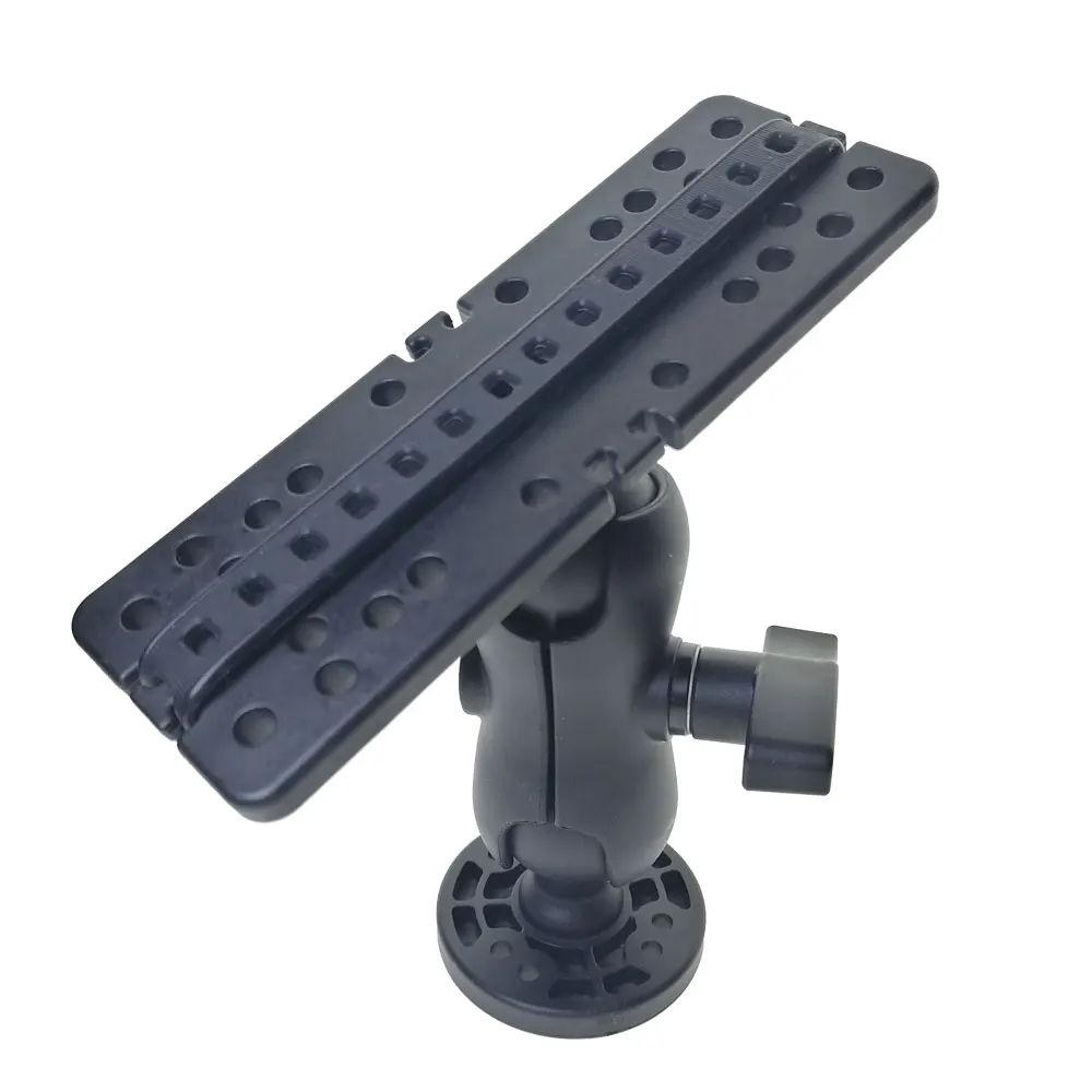 1/2Pcs Kayak Rotating Electronic Fish Finder Mount Base Marine Boat Dinghy Canoe Fishfinder GPSMAP Plate Supporter