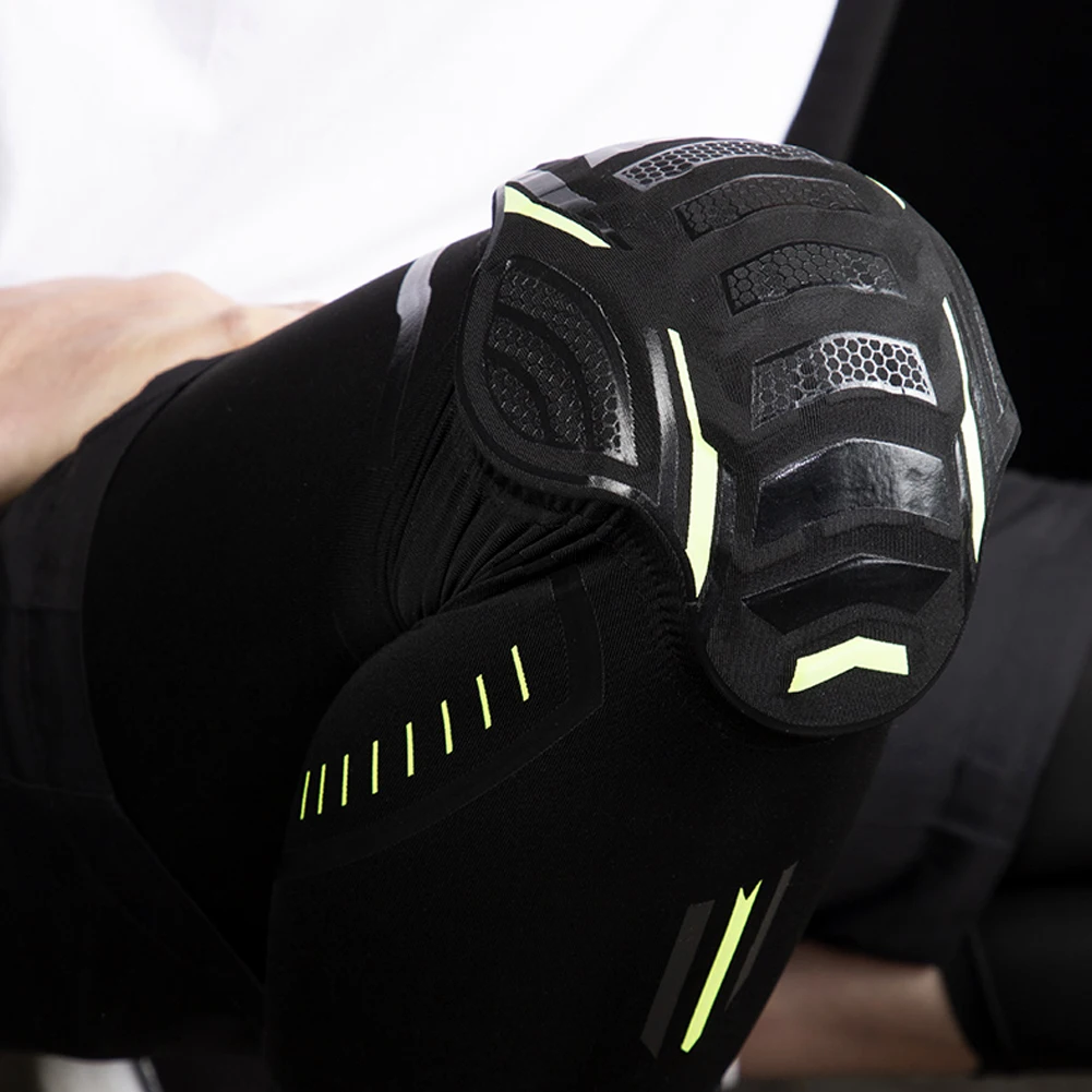 2Pcs/Pair Sport Crashproof Knee Support Pad Elbow Brace Arm Leg Compression Sleeve Outdoor Basketball Football Bicycle Protector