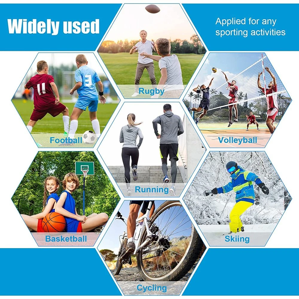 2Pcs/Pair Sport Crashproof Knee Support Pad Elbow Brace Arm Leg Compression Sleeve Outdoor Basketball Football Bicycle Protector