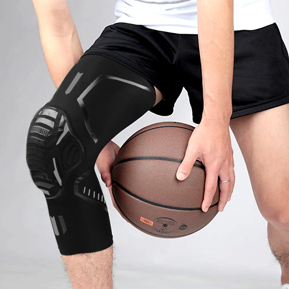 2Pcs/Pair Sport Crashproof Knee Support Pad Elbow Brace Arm Leg Compression Sleeve Outdoor Basketball Football Bicycle Protector