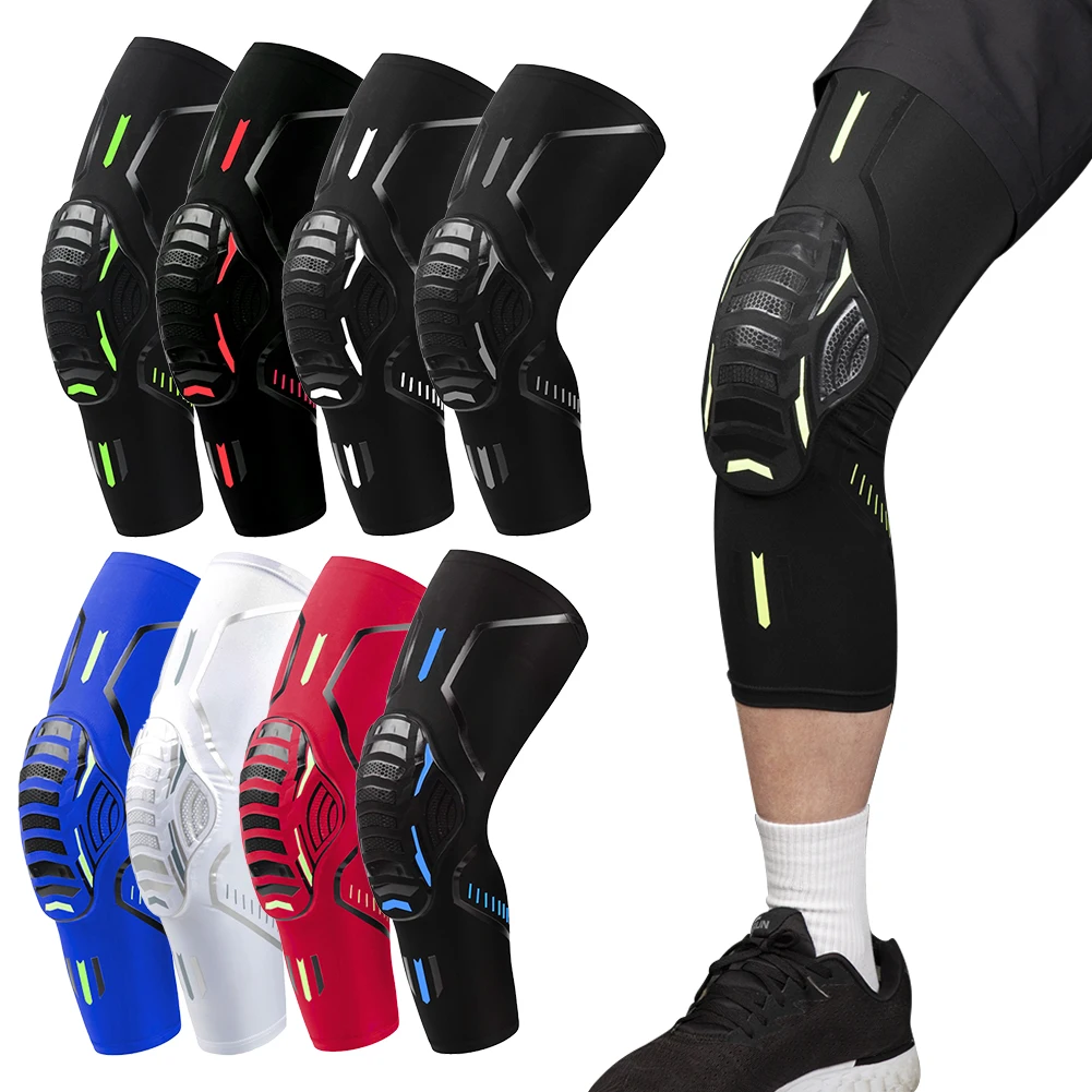 2Pcs/Pair Sport Crashproof Knee Support Pad Elbow Brace Arm Leg Compression Sleeve Outdoor Basketball Football Bicycle Protector