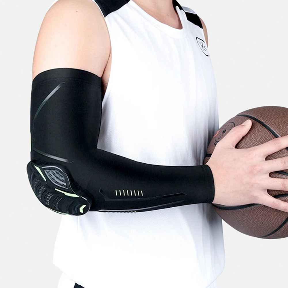 2Pcs/Pair Sport Crashproof Knee Support Pad Elbow Brace Arm Leg Compression Sleeve Outdoor Basketball Football Bicycle Protector