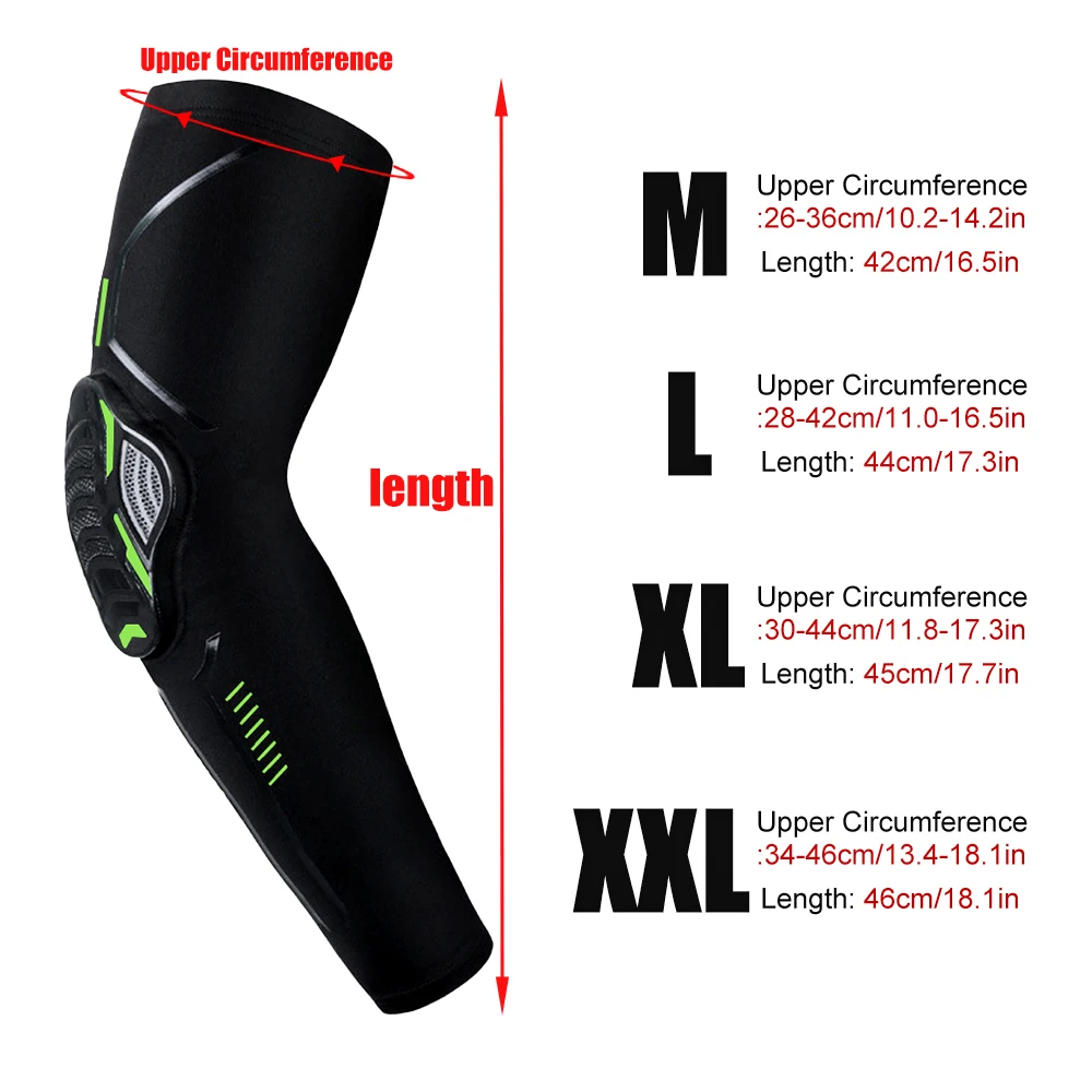 2Pcs/Pair Sport Crashproof Knee Support Pad Elbow Brace Arm Leg Compression Sleeve Outdoor Basketball Football Bicycle Protector